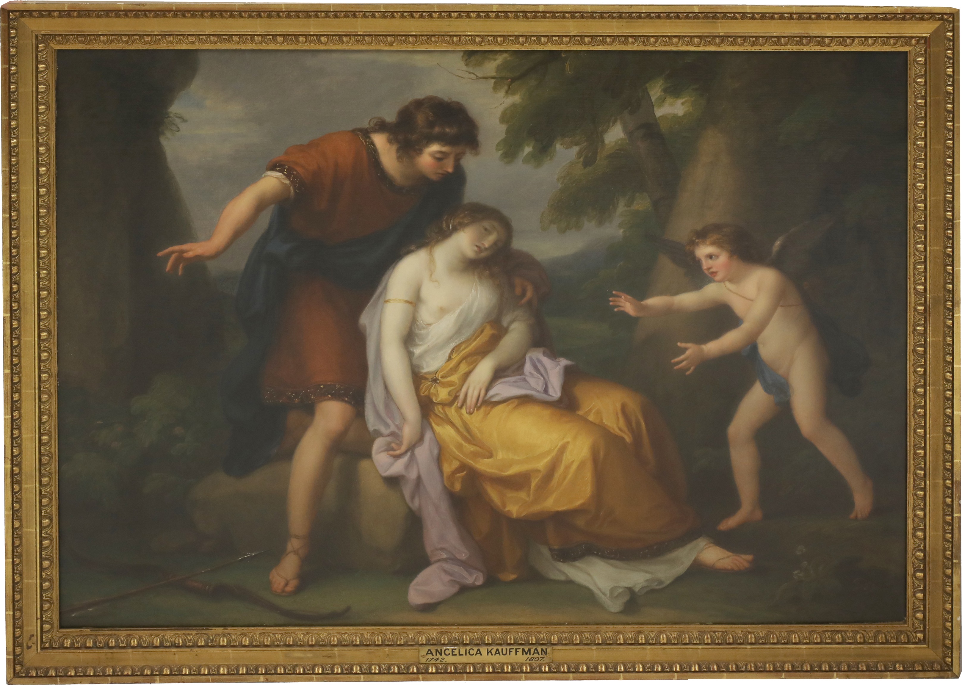 Angelica Kauffman Cephalus with Procris and Cupid